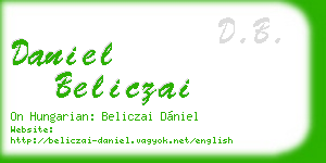 daniel beliczai business card